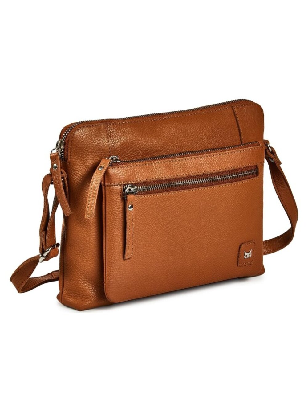 Genuine Leather Crossbody Bag for Women Small Sling Shoulder Purse with